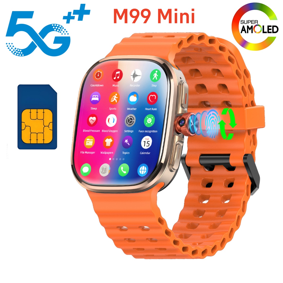Smartwatch Id - Smartwatch Mini M99 5G Android 13.0