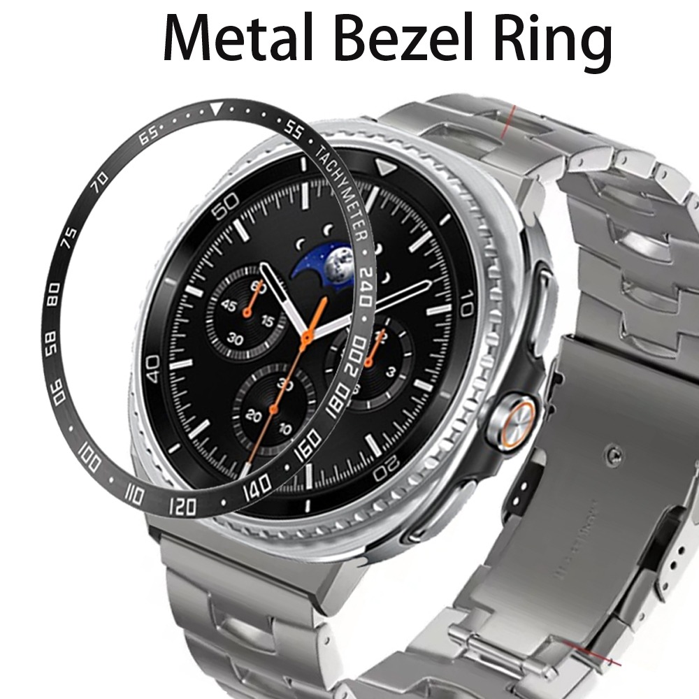 Accessories For Galaxy Watch 5 - Anel de moldura de metal para