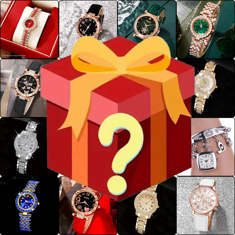 Accessories With Watch - 1 unidade, caixa misteriosa surpresa com
