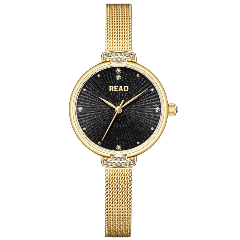 Stainless Mesh Band - Relógio de quartzo feminino READ |