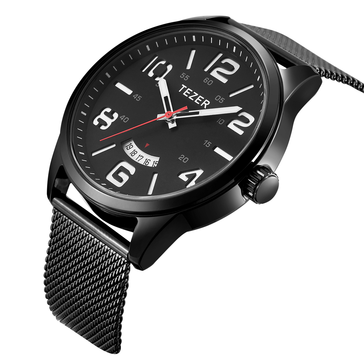 Relógio de pulso masculino cas - Stainless Mesh Band avaliação e preço