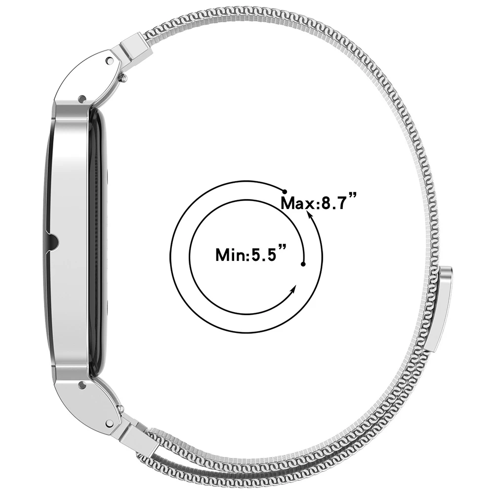 Pulseira de relógio ajustável  - Stainless Mesh Band avaliação e preço