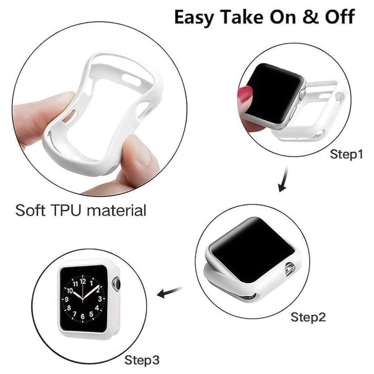 Capa de silicone tpu para huaw - Garmin Smartwatch Accessories avaliação e preço