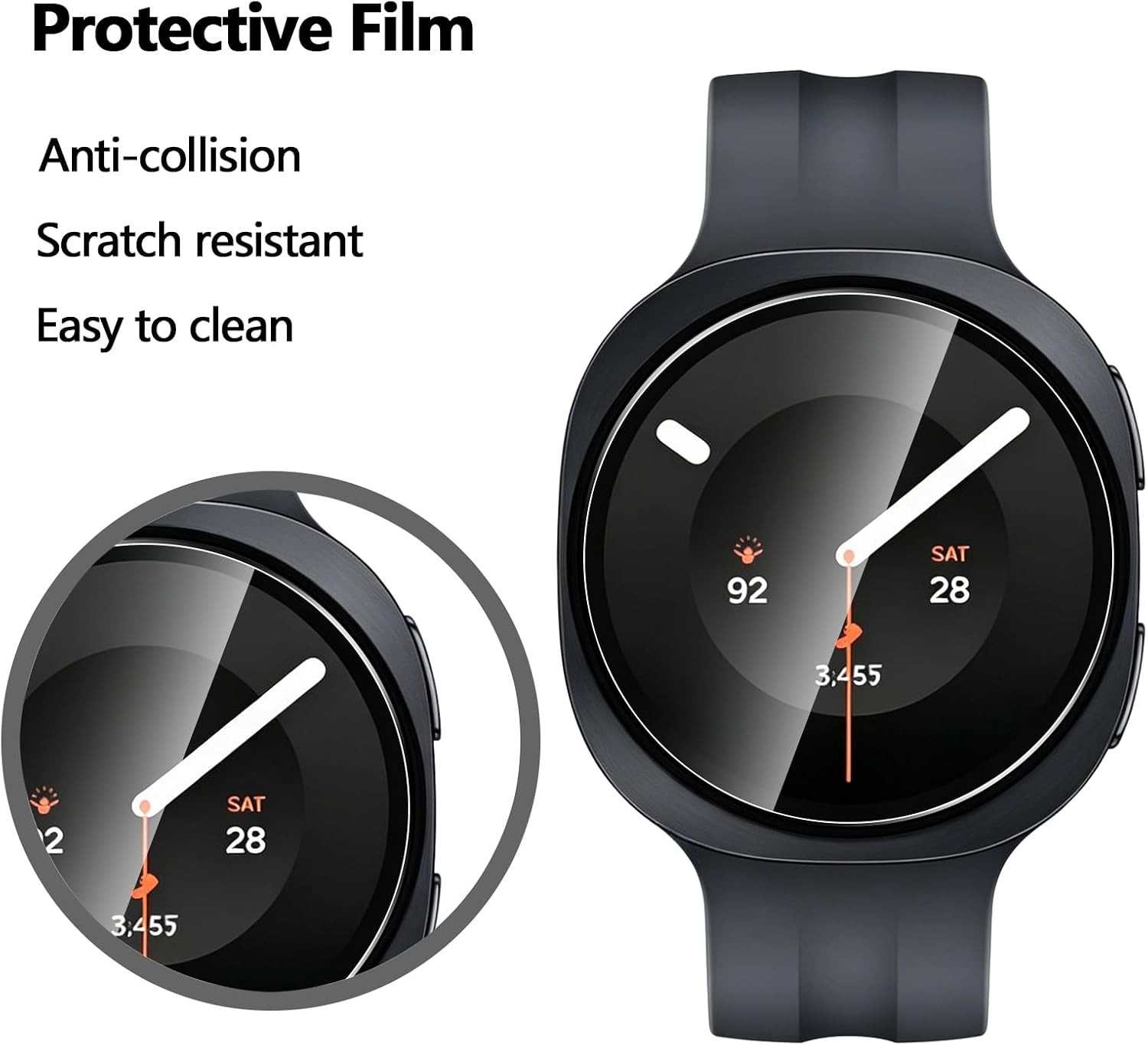 5 unidades de película de vidr - Accessories For Galaxy Watch 5 avaliação e preço