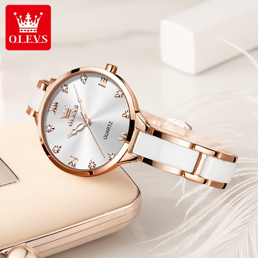 Olevs 5872 relógios femininos  - Accessories With Watch avaliação e preço