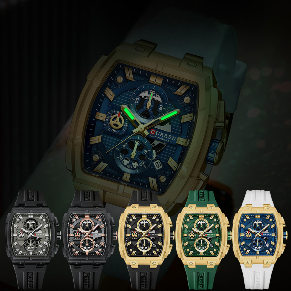 Relógio de Luxo Vintage CURREN - Accessories With Watch avaliação e preço
