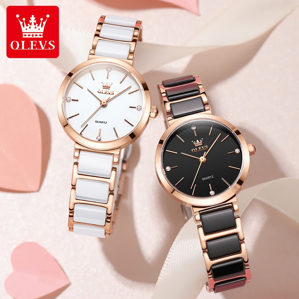 Olevs relógio feminino 5877 lu - Accessories With Watch avaliação e preço