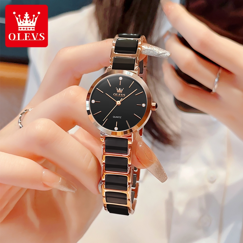 Olevs relógio feminino 5877 lu - Accessories With Watch avaliação e preço