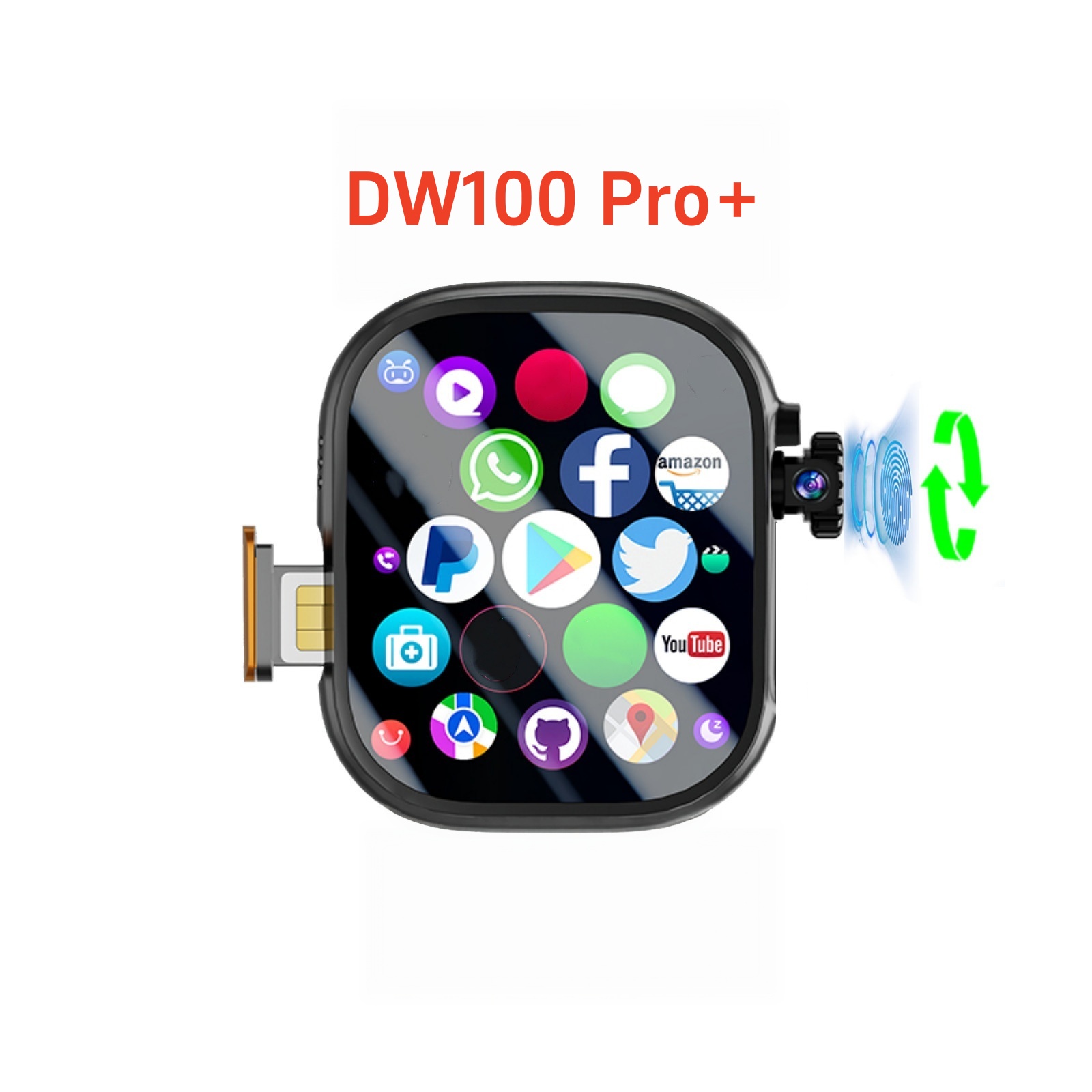 Smartwatch Original DW100 Pro+ - Smartwatch Id avaliação e preço
