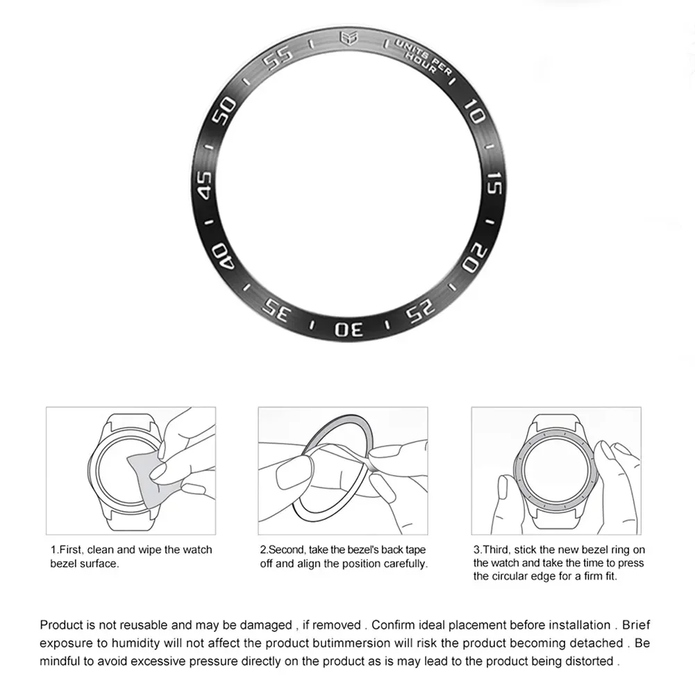 Moldura de metal para samsung  - Accessories For Galaxy Watch 5 avaliação e preço