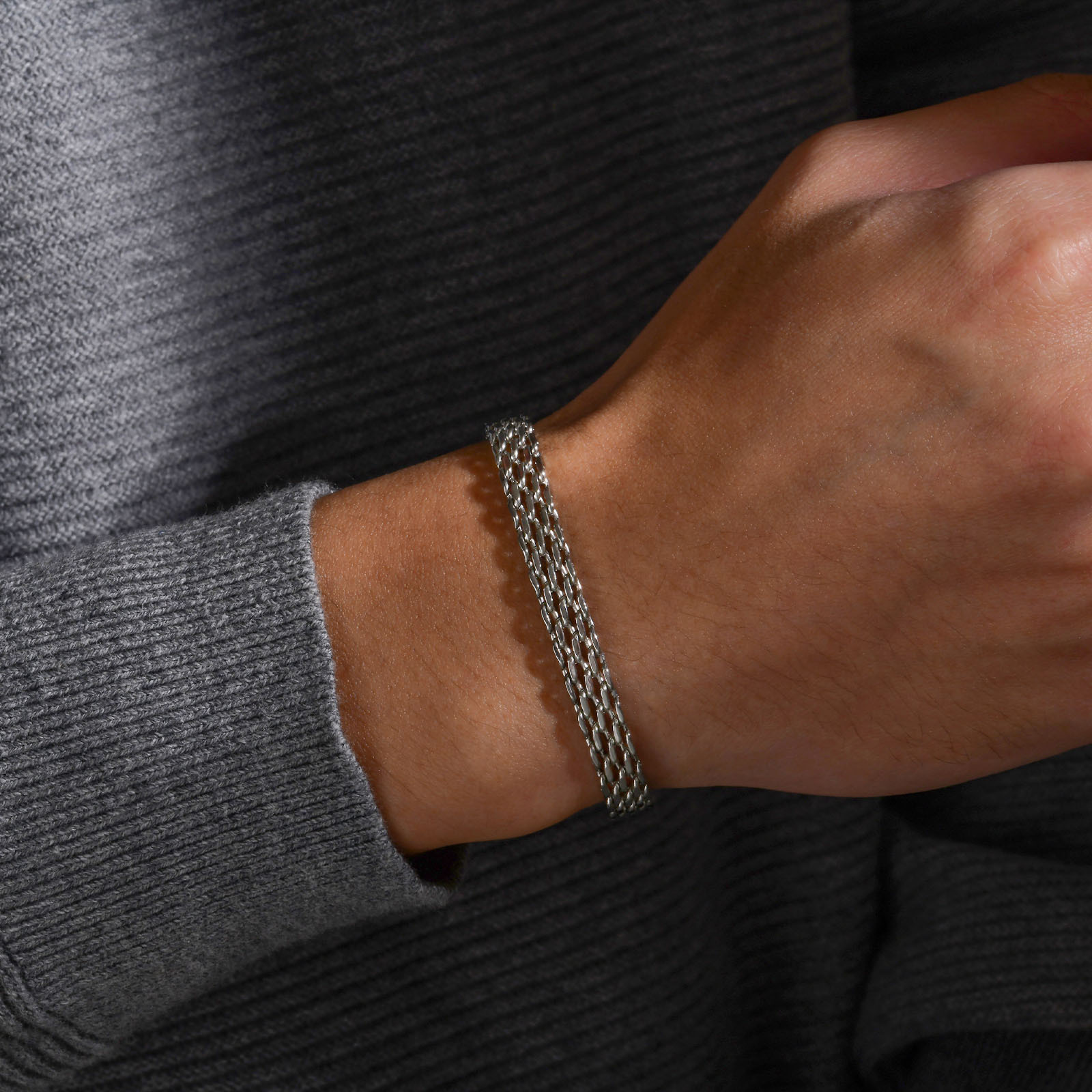 Vnox pulseiras de corrente de  - Stainless Mesh Band avaliação e preço