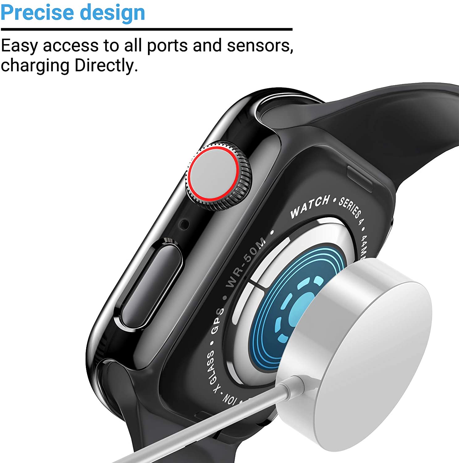 Vidro + capa para apple watch  - Smartwatch Band Accessories avaliação e preço