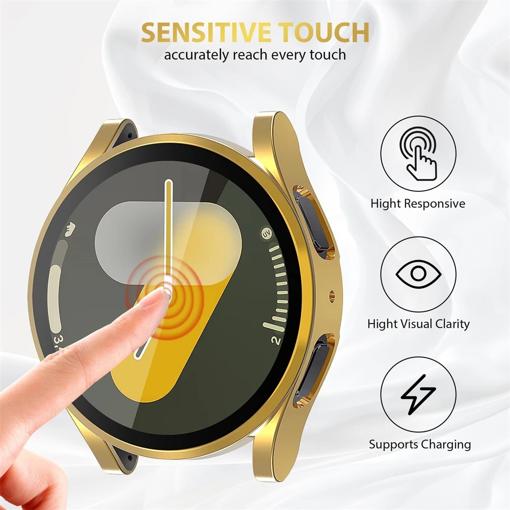 2PCS Capa Transparente de TPU  - Accessories For Galaxy Watch 5 avaliação e preço
