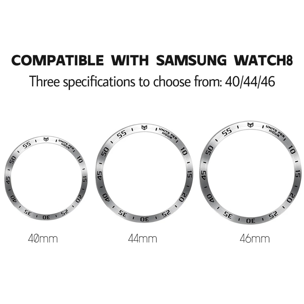Anel de moldura de metal para  - Accessories For Galaxy Watch 5 avaliação e preço