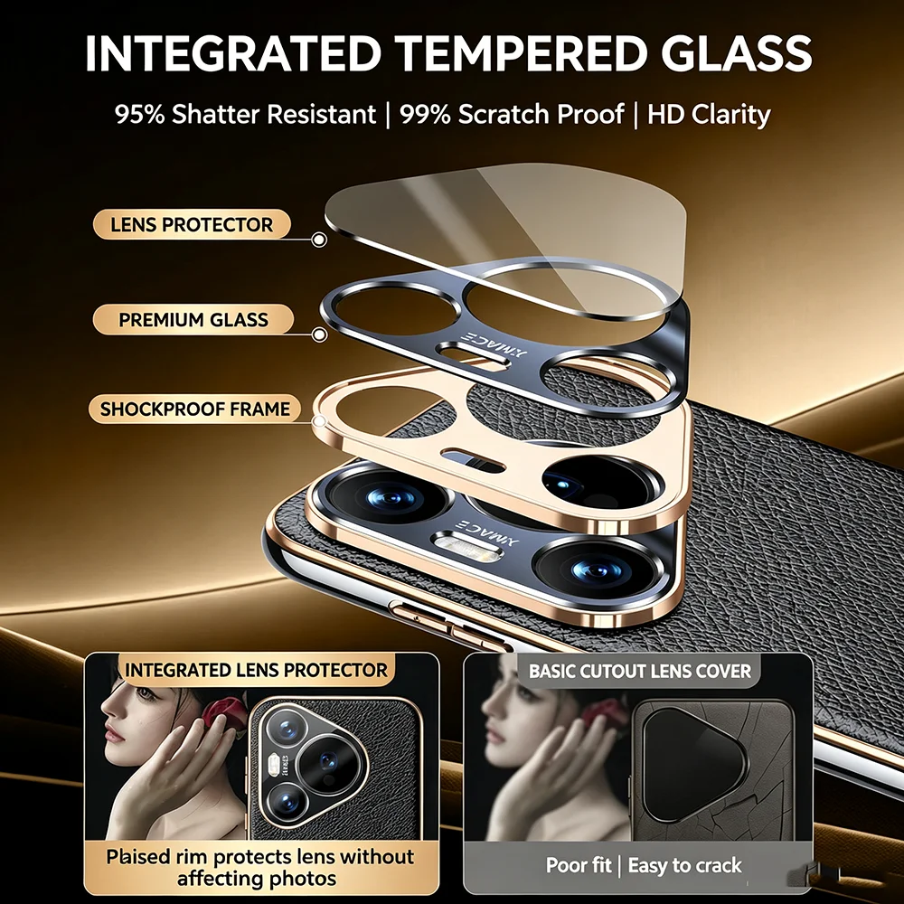 Capa de Telefone em Couro Genu - Huawei Mate 60 avaliação e preço