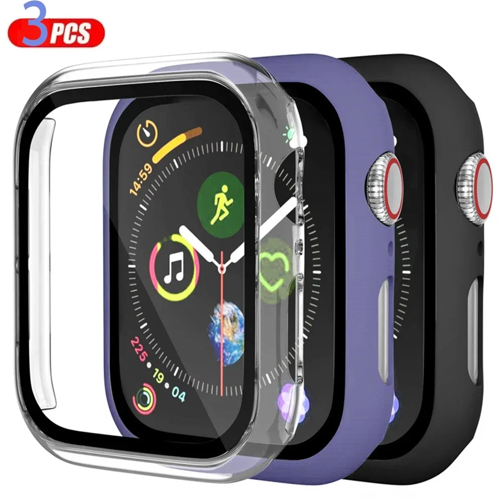 3 pacote de vidro + capa para  - Smartwatch Band Accessories avaliação e preço