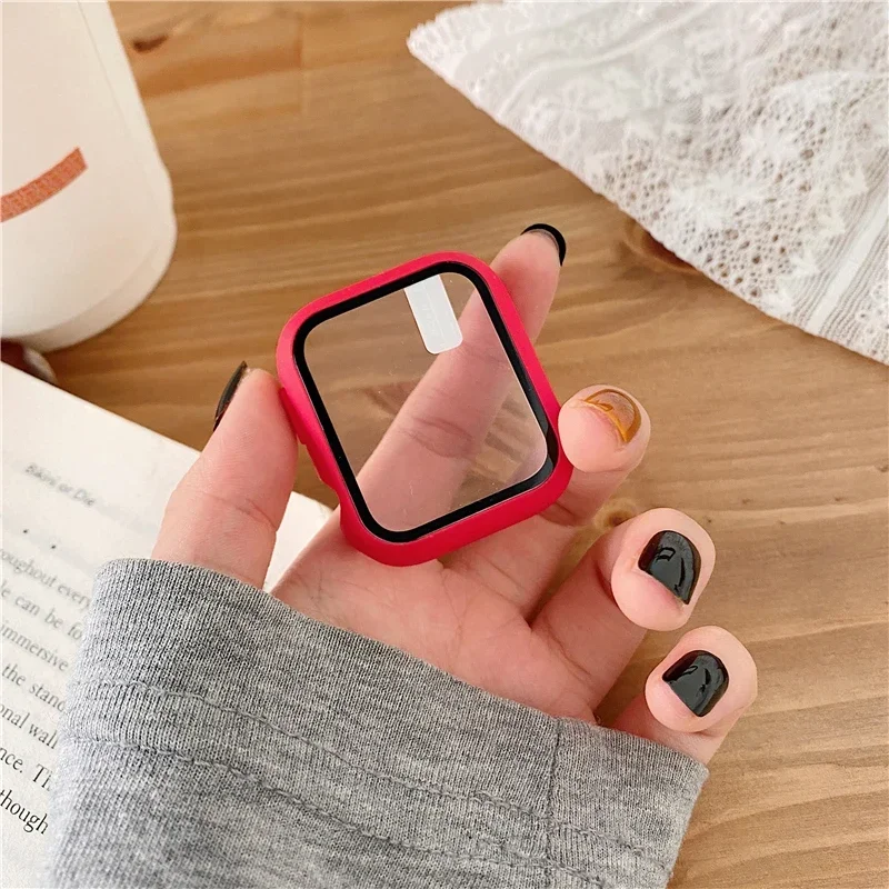 3 pacote de vidro + capa para  - Smartwatch Band Accessories avaliação e preço