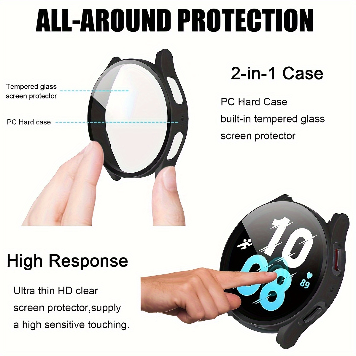 Capa para Samsung Galaxy Watch - Accessories For Galaxy Watch 5 avaliação e preço