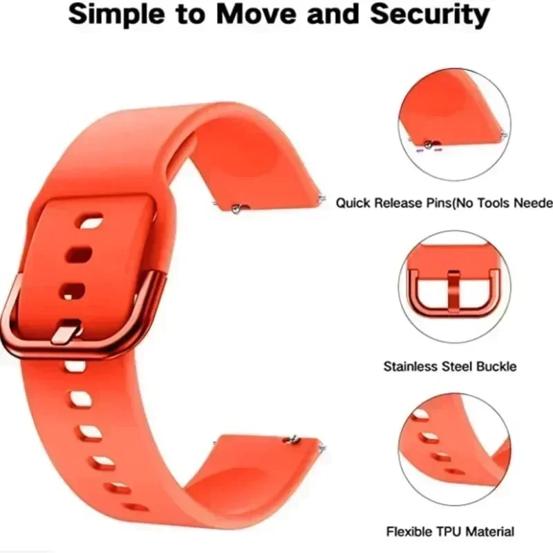 Banda de silicone para xiaomi  - Xiaomi Smartwatch S3 Accessories avaliação e preço