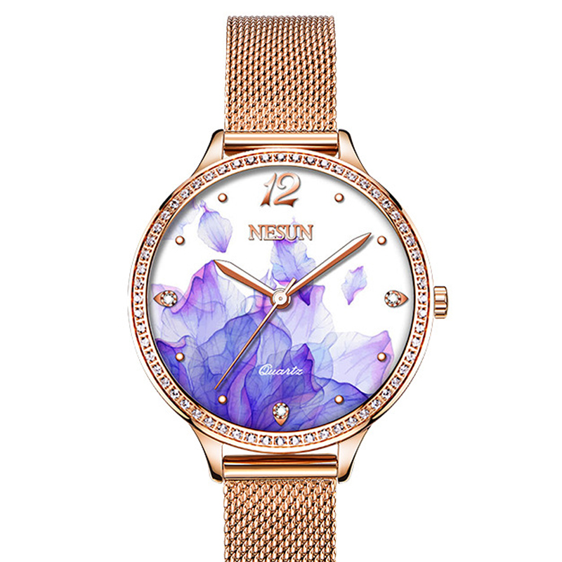 Relógio Feminino Ultra-Fino NE - Stainless Mesh Band avaliação e preço