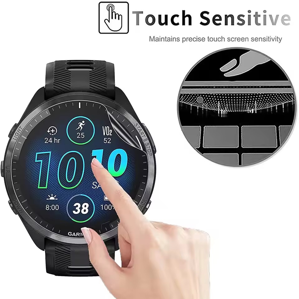 3 pçs macio hd hidrogel pelícu - Garmin Smartwatch Accessories avaliação e preço